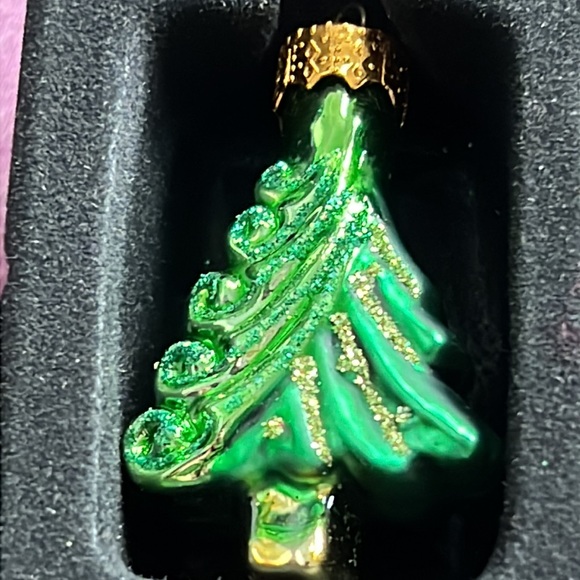 Hand crafted glass tiny Christmas ornament assortment - Picture 7 of 9